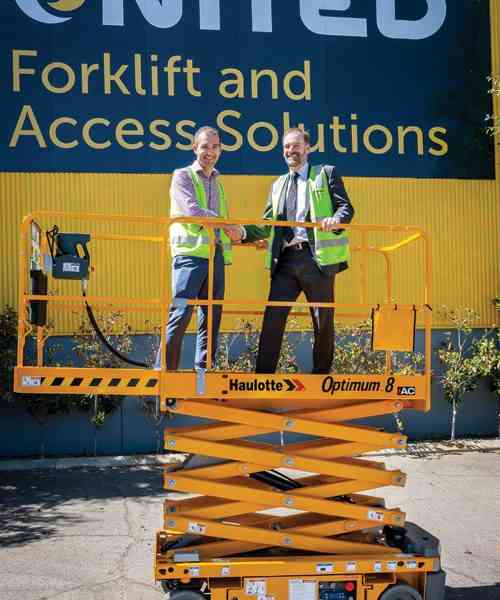 Optimum 8 AC scissor lift handover in Perth