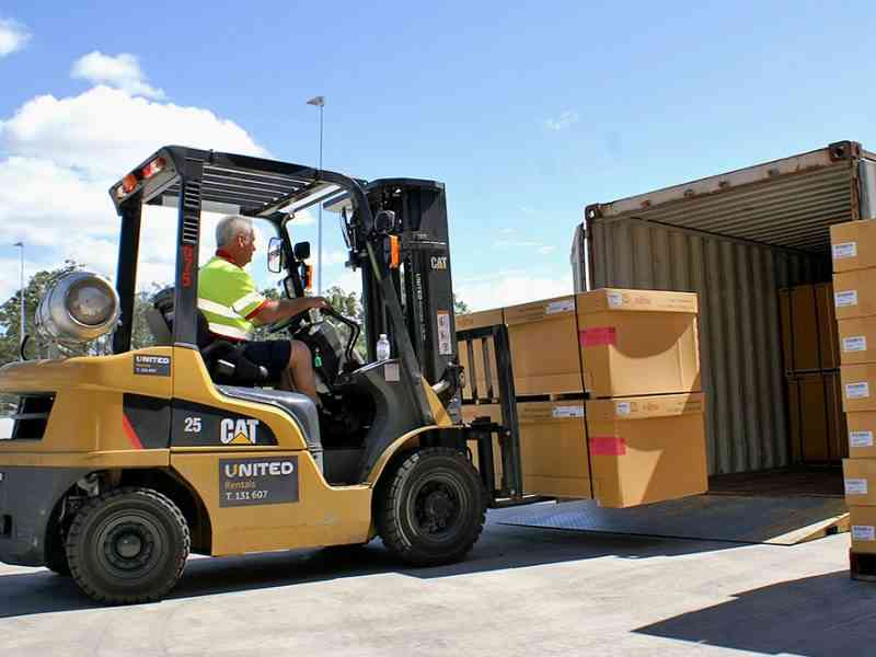 United is now the national distributor of Cat forklifts