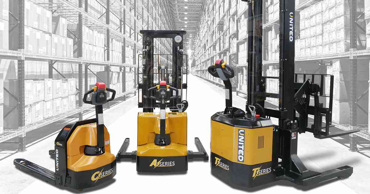 United Electric Forklift Range Now Available - United Equipment