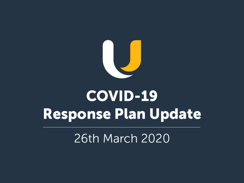 COVID-19 Response Plan Update - 26th March 2020